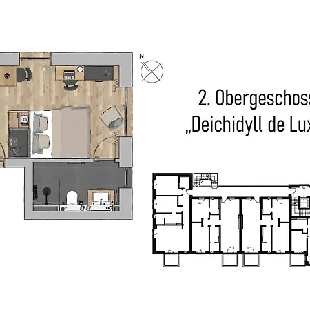Apartmenthaus Vor Den Halligen Deichidyll De Luxe *